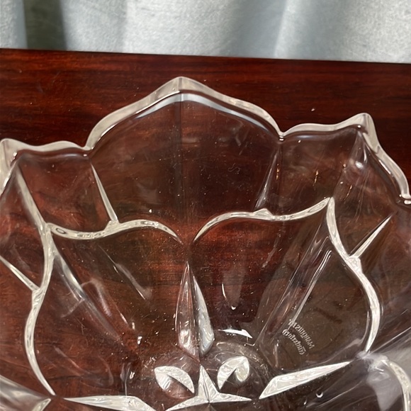 Vintage Waterford Crystal Marquis Collection Tulip Bowl 5" Lotus Shape - Picture 3 of 11